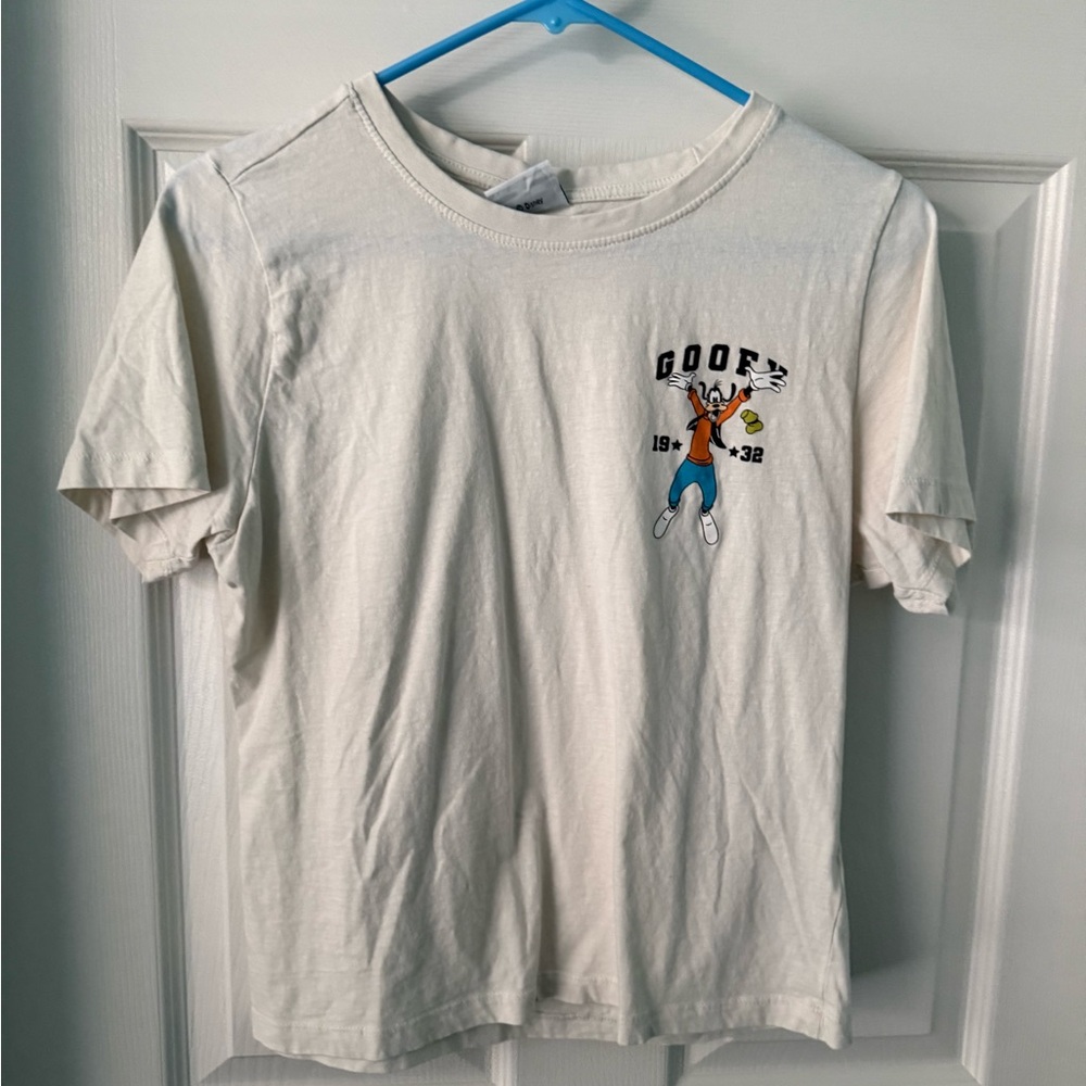 Primark Cream Graphic Crop Top